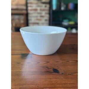 Fitz & Floyd Every Day White porcelain 9.5" Serving Bowl diameter 4.75" tall